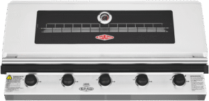 BeefEater 1200 Series Stainless Steel 5 Burner Built-in BBQ with Cast Iron Burners & Grills