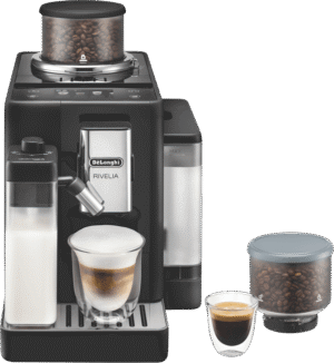 DeLonghi Rivelia Fully Automatic Coffee Machine Black