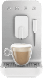 Smeg Bean To Cup Coffee Machine With Steam Wand Matte White