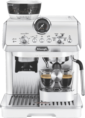 DeLonghi La Specialista Art Evo Manual Coffee Machine White