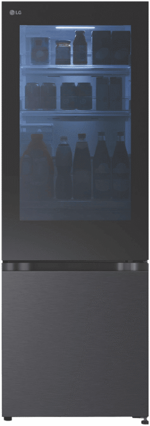 LG 340L Instaview Bottom Mount Refrigerator